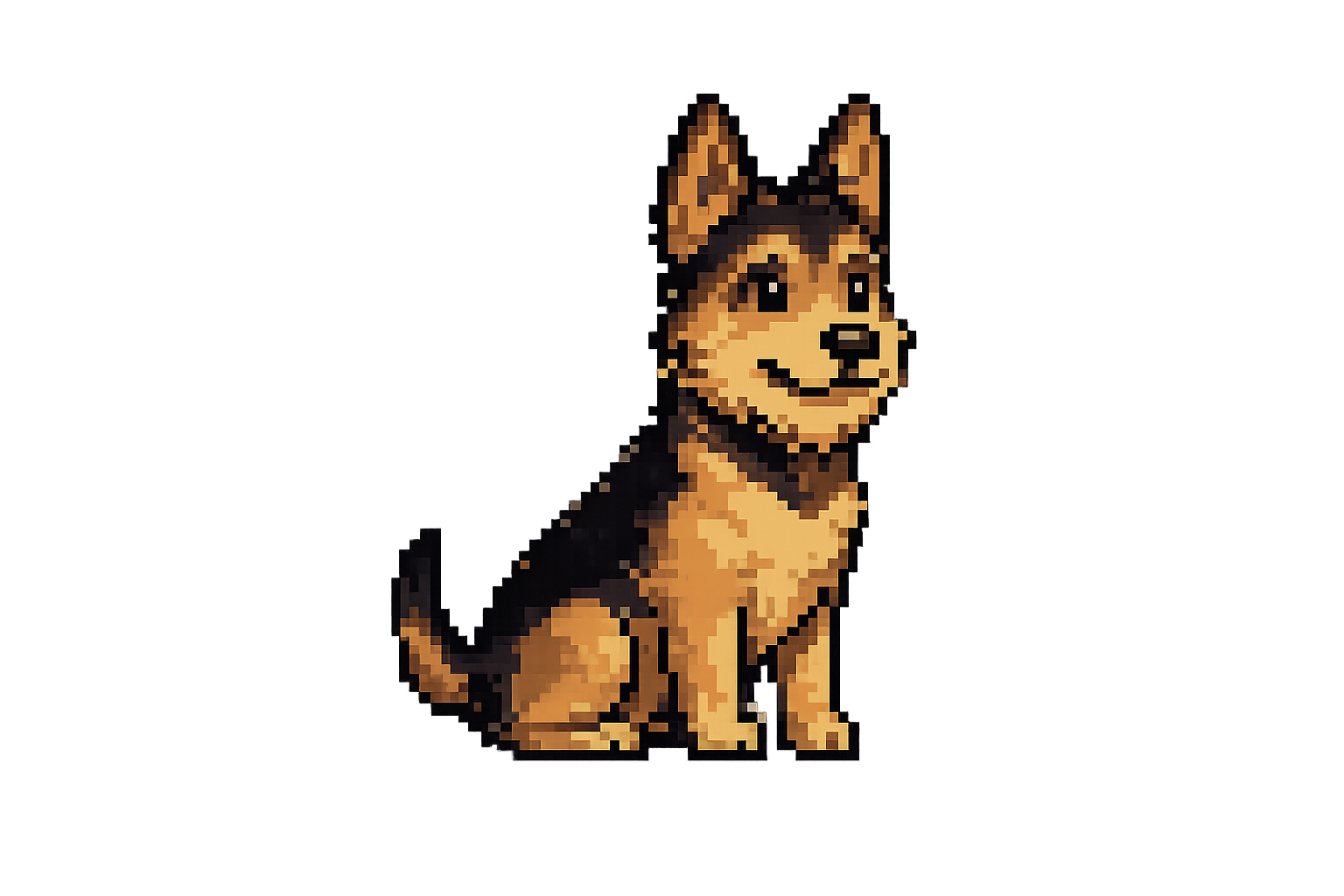 Studio dog pixel avatar